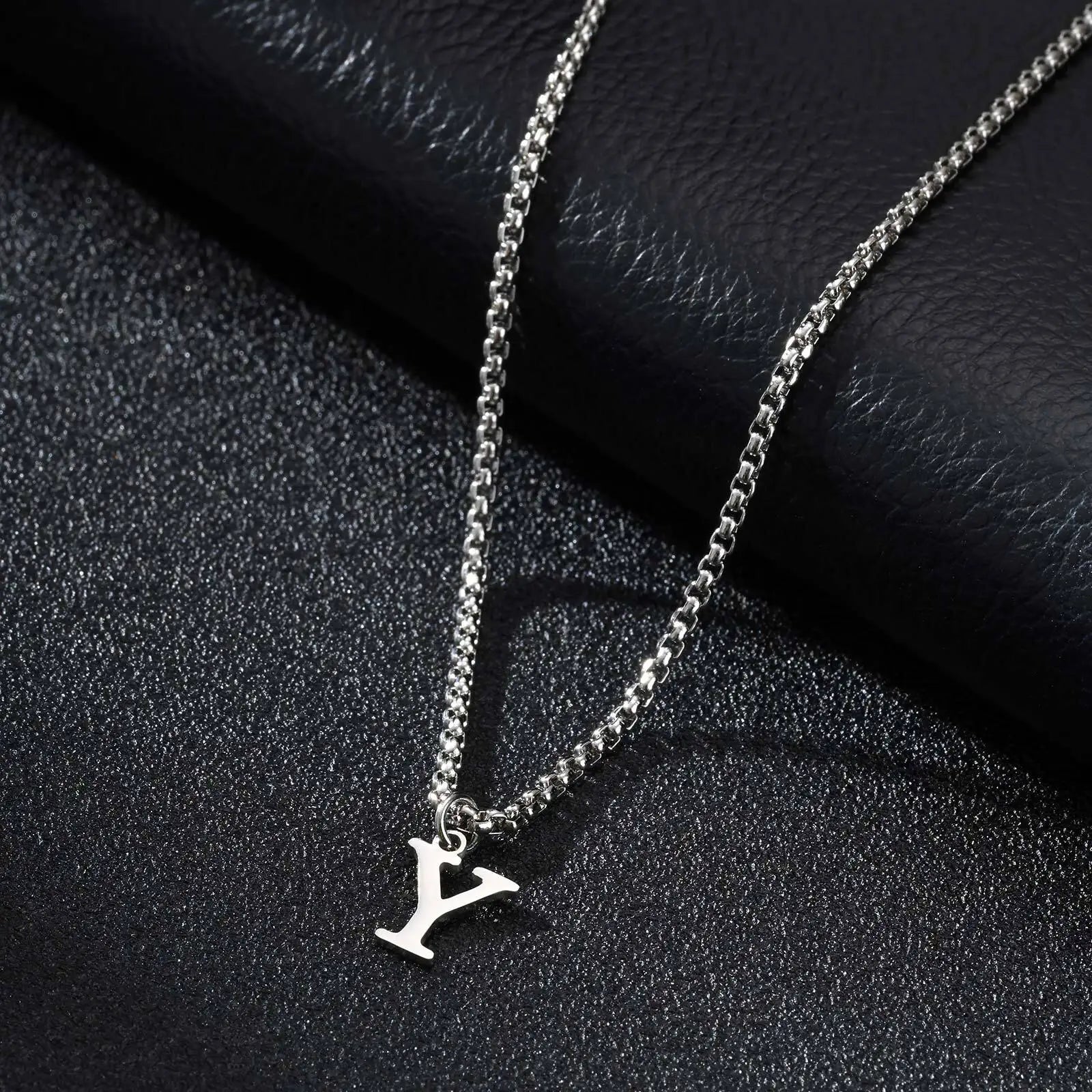 Herenketting met letterhanger y