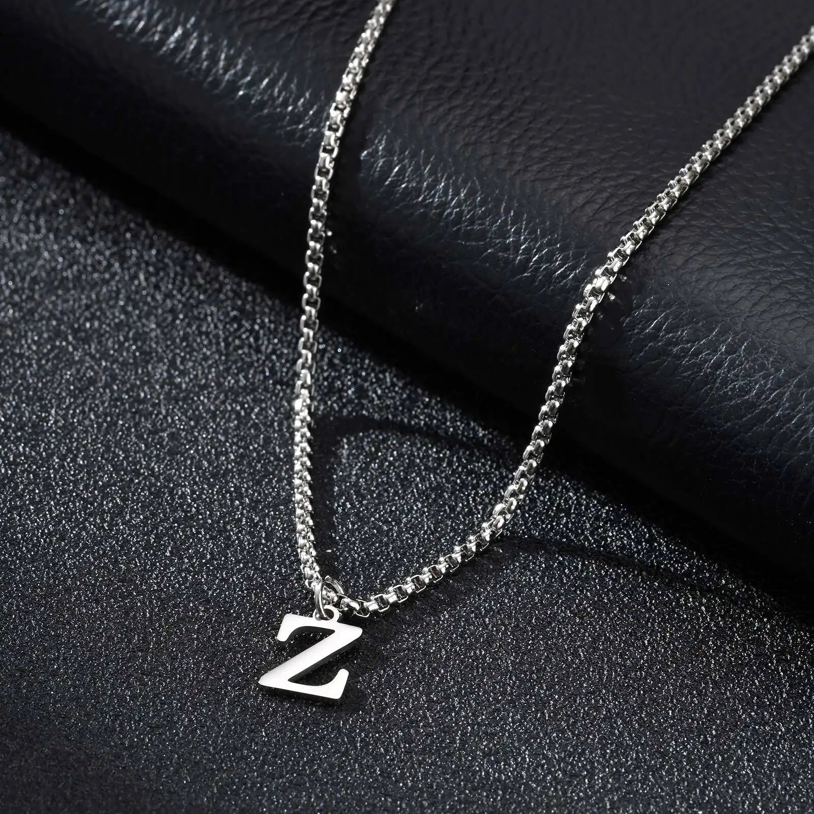 Herenketting met letterhanger z