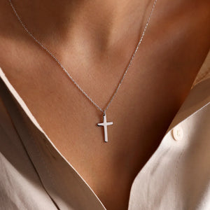 Collier & Médaillon Croix Femme argent