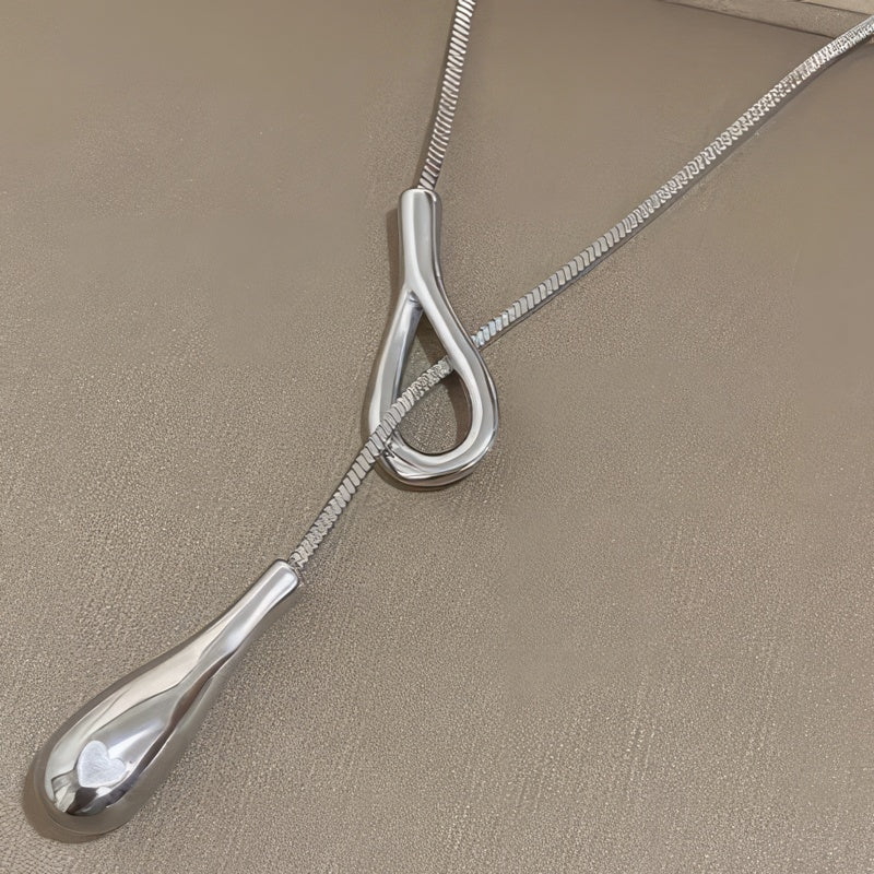Originele ketting met Waterdruppel hanger 