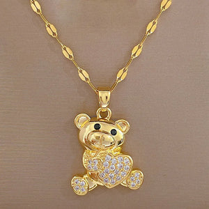 Collier Ours Or