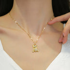 Gouden Beer Ketting