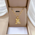 Gouden Beer Ketting