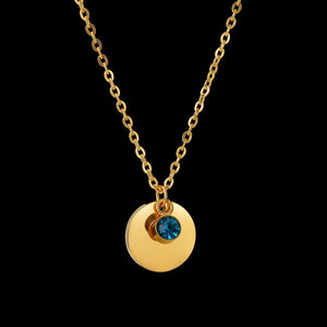 Collier Pendentif avec Pierre de Naissance