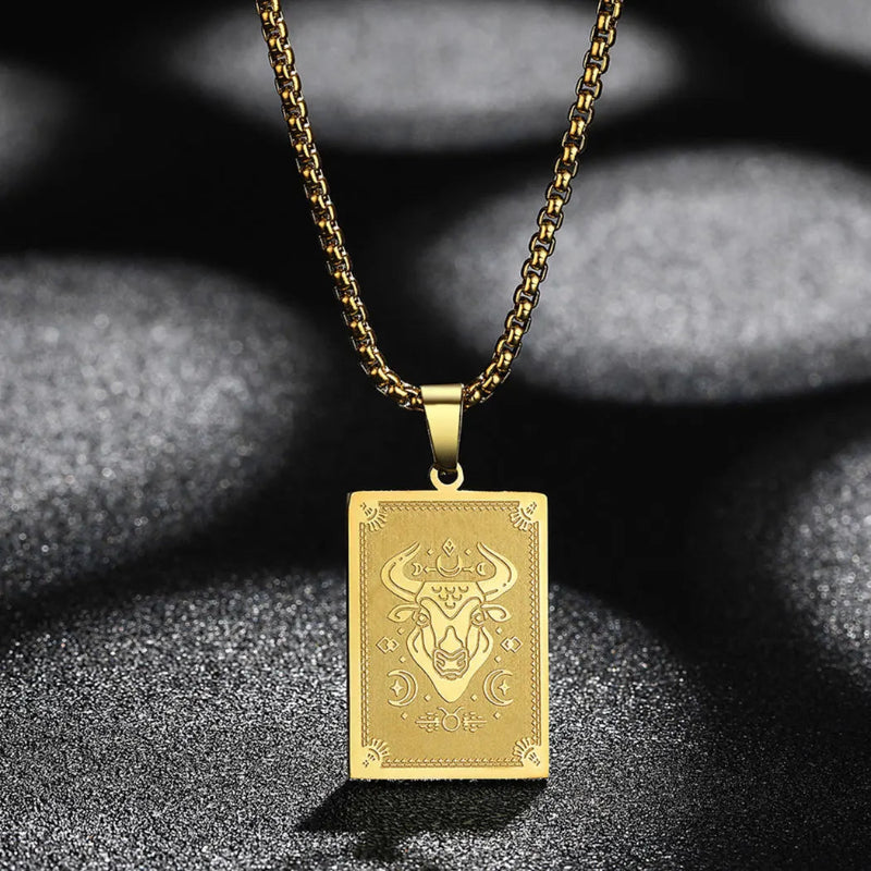 Collier Pendentif avec Signe du Zodiaque