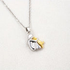 Knuffel Hond en Baasje Hanger Ketting