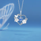 Collier Pendentif Coeur Pierre de Lune