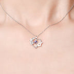 Collier Pendentif Coeur Pierre de Lune