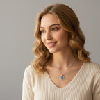 Turkse Blauwe Oog Hanger met Ketting