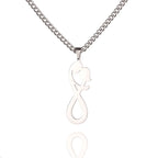 Collier Pendentif Couple Infini argent