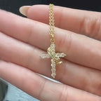 Collier Pendentif Croix & Couronne or