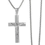 Kruis Jezus Christus Ketting Hanger voor Heren