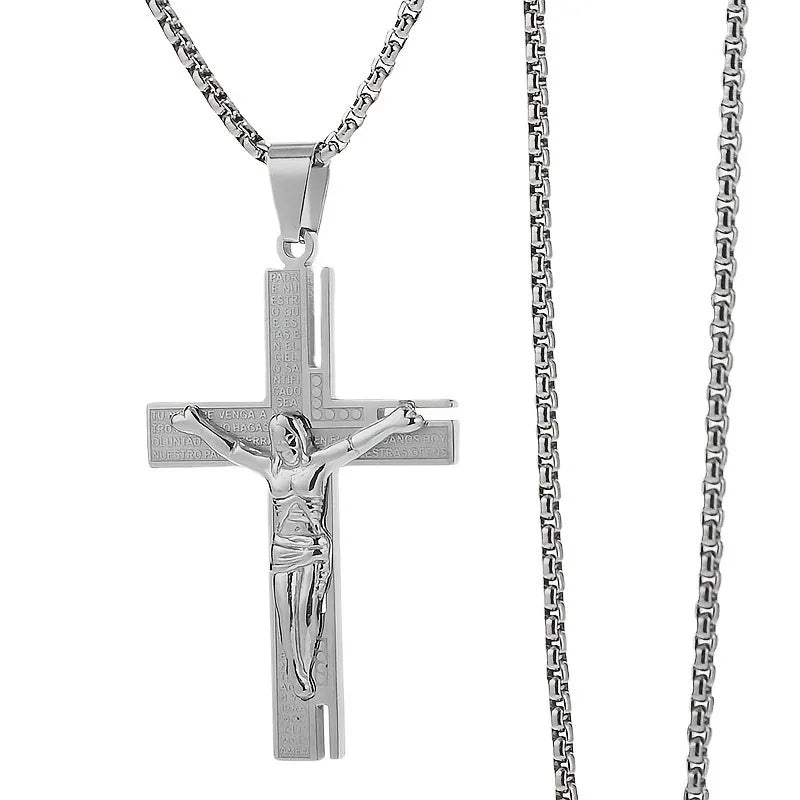 Kruis Jezus Christus Ketting Hanger voor Heren