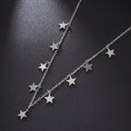 Collier Pendentif Etoile Astrologie argent