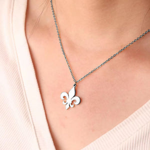 Fleur de Lys ketting en hanger 