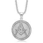 Vrijmetselarij hanger ketting