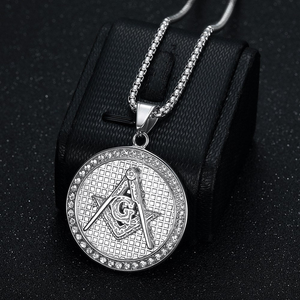 Vrijmetselarij hanger ketting