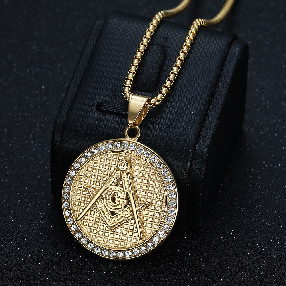 Vrijmetselarij hanger ketting