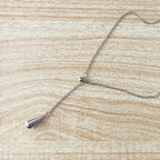 Collier Pendentif Fine Goutte d'Eau argent