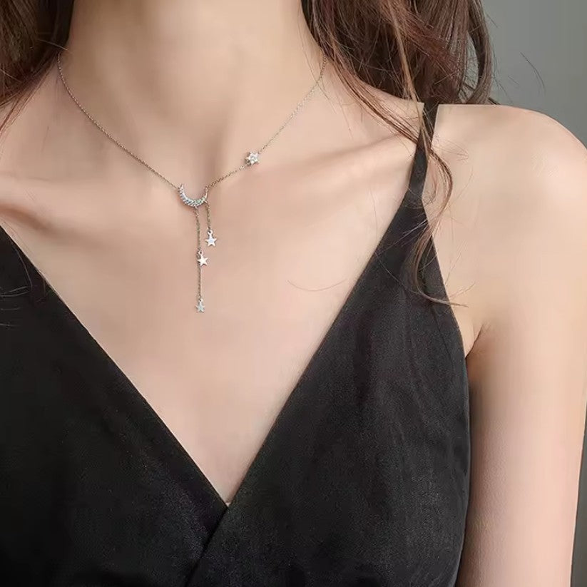 Halsketting Hanger Maan Sterren Vrouw 