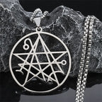 Hangerketting Necronomicon Lovecraft Cthulhu zilver