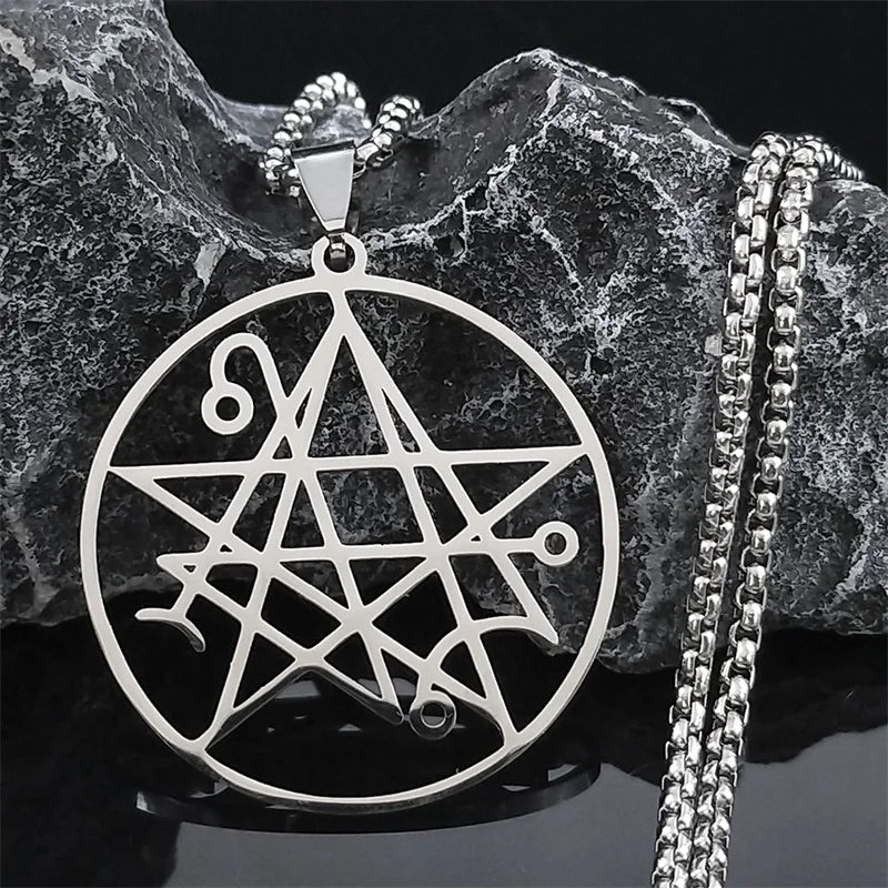 Hangerketting Necronomicon Lovecraft Cthulhu zilver
