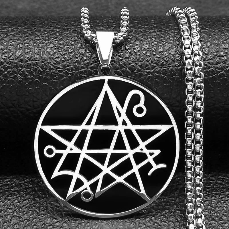 Hangerketting Necronomicon Lovecraft Cthulhu zilver