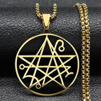 Hangerketting Necronomicon Lovecraft Cthulhu goud