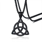 Trinity Knoop Hanger Ketting - Triquetra 