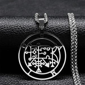 Collier Pendentif Sigil de Démon camio