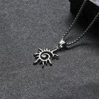Collier Pendentif Soleil Asymétrique