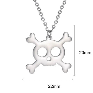 Collier Pendentif Tête de Mort