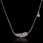 Glinsterende veerketting voor dames