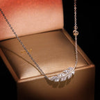 Glinsterende veerketting voor dames