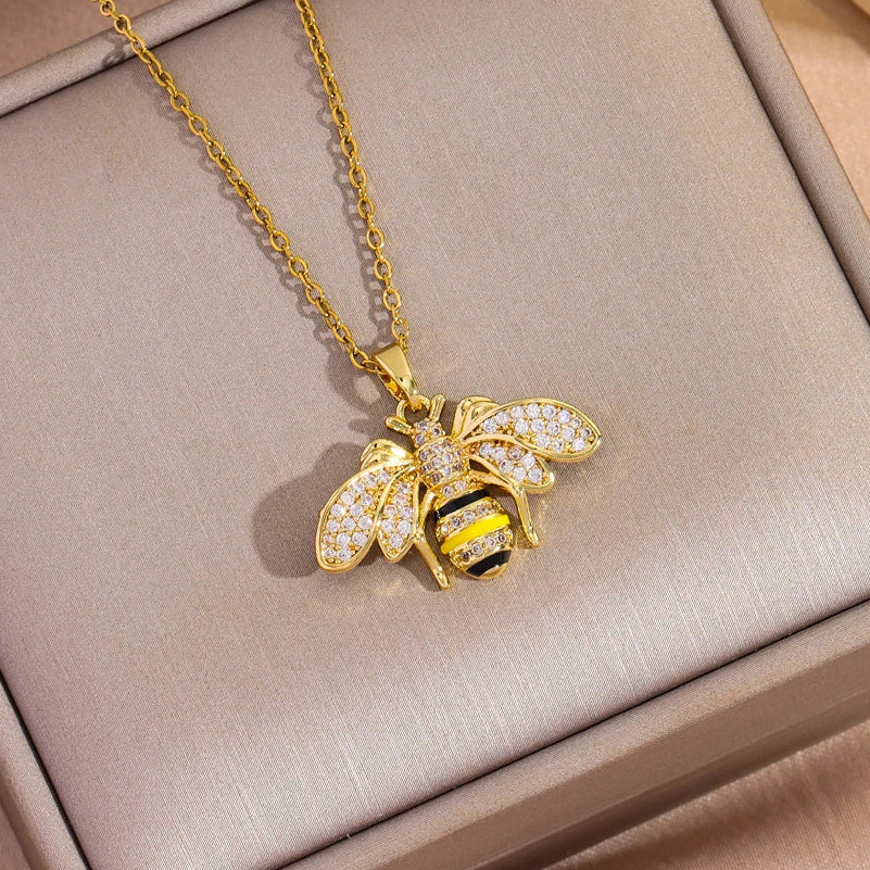 Damesketting met bijenhanger