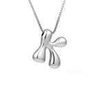 Halsketting voor dames met initiale hanger - letter 