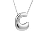 Halsketting voor dames met initiale hanger - letter 
