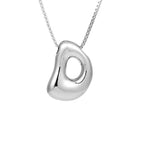 Halsketting voor dames met initiale hanger - letter 