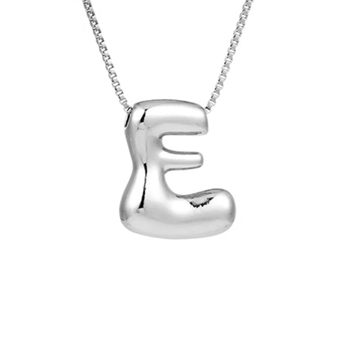 Halsketting voor dames met initiale hanger - letter 