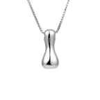 Halsketting voor dames met initiale hanger - letter 