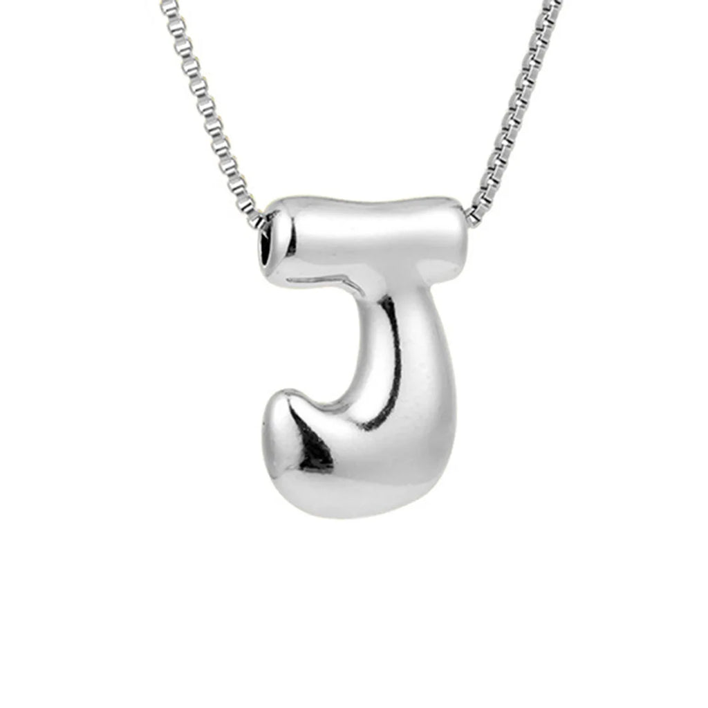 Halsketting voor dames met initiale hanger - letter 