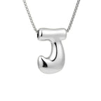 Halsketting voor dames met initiale hanger - letter 