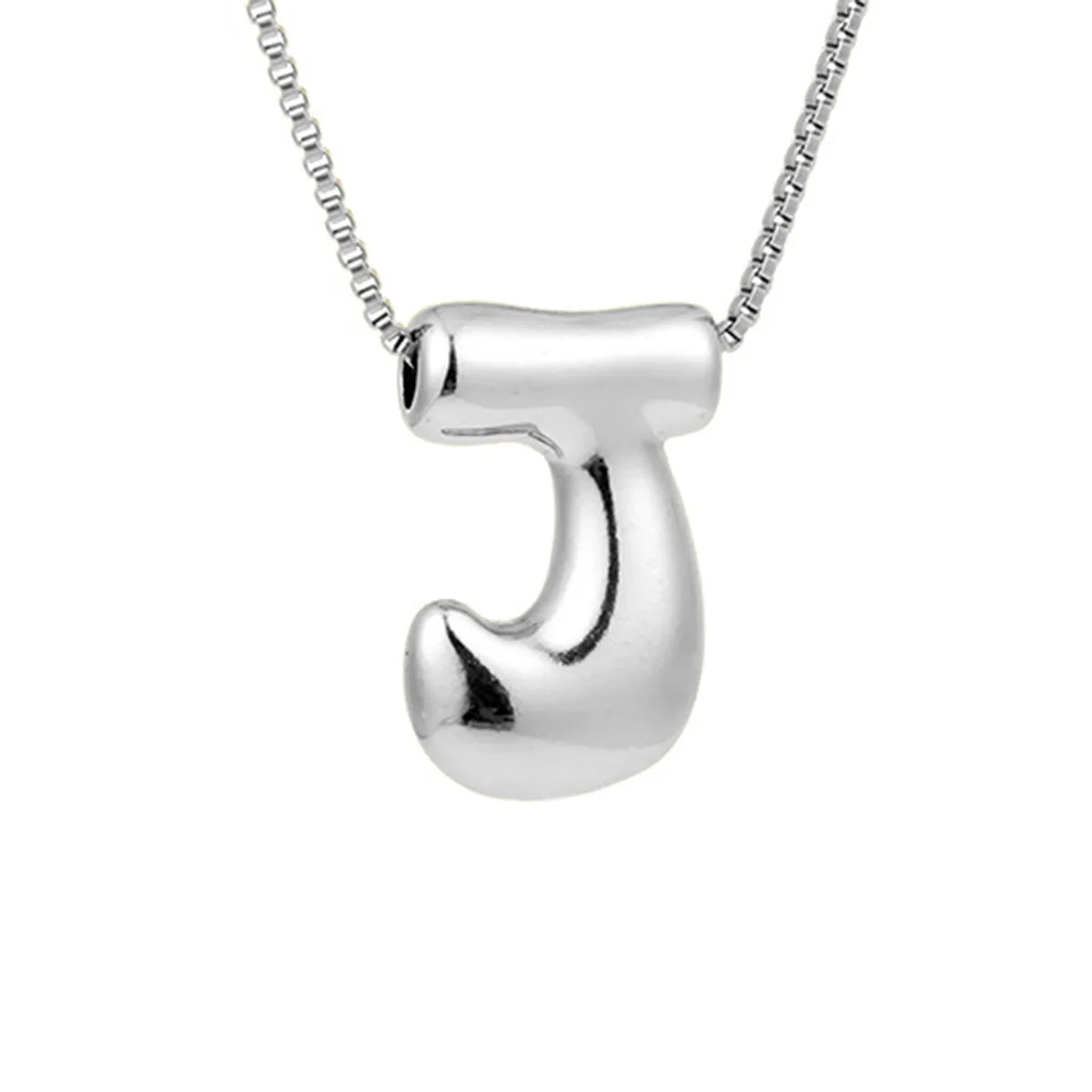 Halsketting voor dames met initiale hanger - letter 