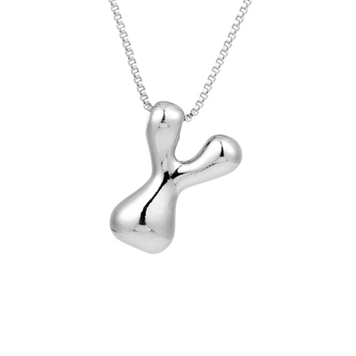 Halsketting voor dames met initiale hanger - letter 