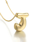 Halsketting voor dames met initiale hanger - letter 