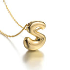 Halsketting voor dames met initiale hanger - letter 