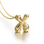 Halsketting voor dames met initiale hanger - letter 