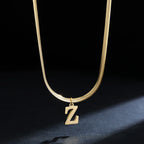 Dames chokerketting met initiaalhanger z