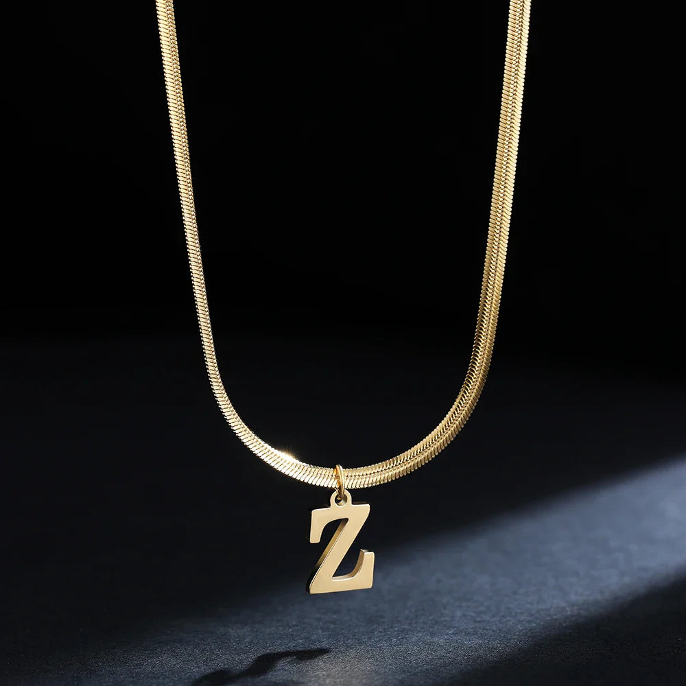 Dames chokerketting met initiaalhanger z