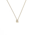 Dames chokerketting met minimalistische initiaalhanger a